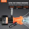 VEVOR RV Portable Macerator Pump, 12V, 12GMP Quick Release RV Waste Pump