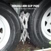 VEVOR Camper Wheel Chock Stabilizer, X-shaped RV Stabilizer Wheel Chock, Fit for 1.5" to 10" Tire Space