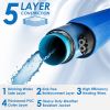 25FT Heated Water Hose for RV with Thermostat Water Line Anti Freeze Protection Down to -45Â°F 5/8' Inner Diameter Heated Drinking Water Hose for Home