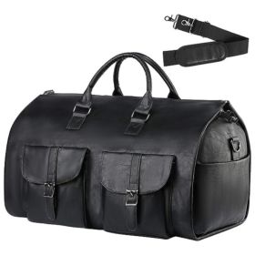 Portable Folding Outdoor Multifunctional Luggage Bag (Option: Black-56cmÃ—33cmÃ—32cm)