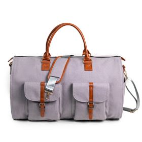 Portable Folding Outdoor Multifunctional Luggage Bag (Option: Gray-56cmÃ—33cmÃ—32cm)