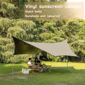 Hammock Rain Fly, Camping Tarp with Poles, Waterproof and Ultralight Survival Tent Tarp for Outdoors, Camping, Hiking, Picnic, Backpacking (size: BY-001-3*3)