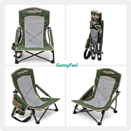 Low Folding Camping Chair, Portable Beach Chairs, Mesh Back Lounger For Outdoor Lawn Beach Camp Picnic Low Folding Camping Chair, Portable Beach Chairs, Mesh Back Lounger For Outdoor Lawn Beach Camp Picnic