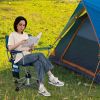 360¬∞ Swivel Portable Foldable Hunting Chair with Storage Pockets